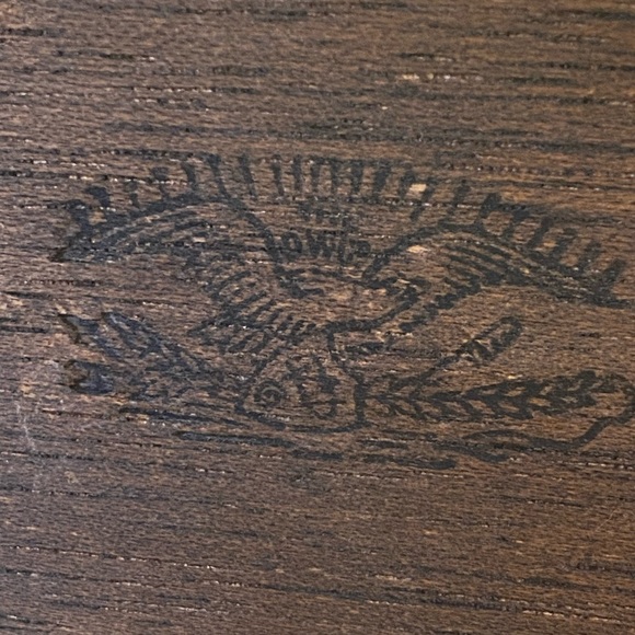 Antique Hand Carved Hankie Box - Picture 7 of 7